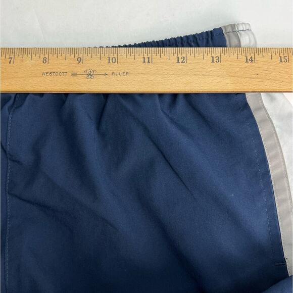 Nike Blue Pull On Drawstring Windbreaker Track Zip Up Hem Pants Youth XL (18/20) - Picture 10 of 12